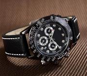 Продам мужские часы Rolex новые с кожаным ремешком